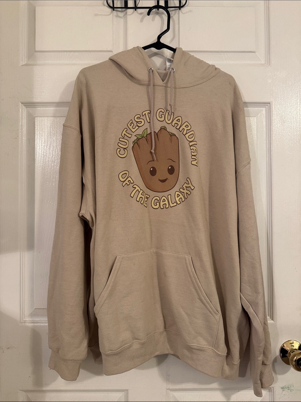 Disney Beige "Cutest Guardian of the Galaxy" Groot Hoodie